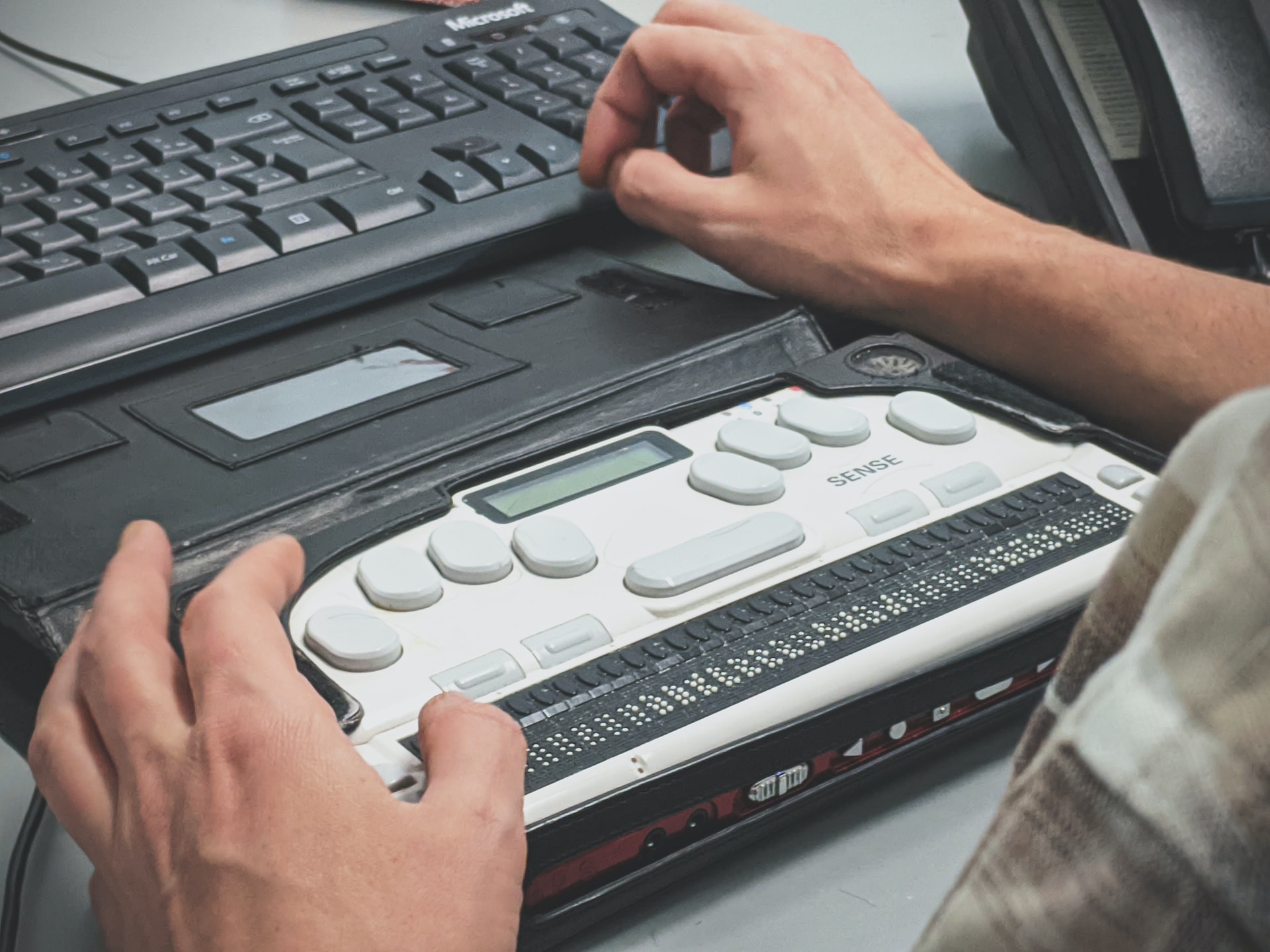 ally-tastatur Tastatur für Menschen mit fehlendem Sehvermögen